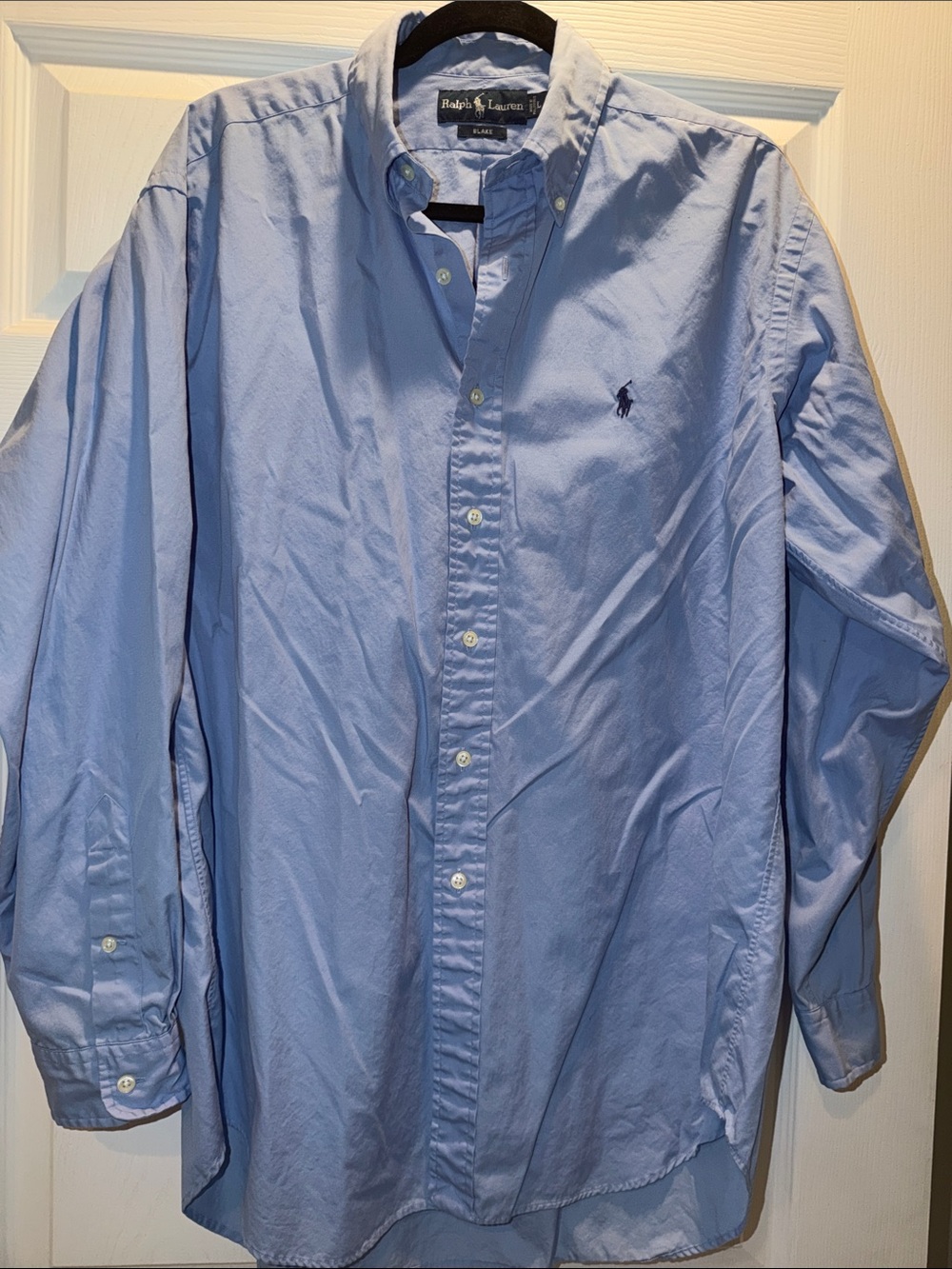 Ralph Lauren Light Blue Button-Down Oxford Shirt